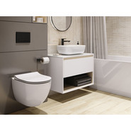 Инсталляция с подвесным унитазом комплект: Cersanit LINK PRO LP 64916 с подвесным унитазом Brasko Smart CO DPL EO SLIM сиденье дюропласт, крепление - фото 3