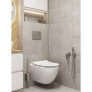 Инсталляция с подвесным унитазом комплект: Cersanit LINK PRO LP 64916 с подвесным унитазом Brasko Smart CO DPL EO SLIM сиденье дюропласт, крепление - фото 5