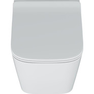 Унитаз подвесной безободковый Sole Cube pro с тонкой крышкой микролифт - фото 3