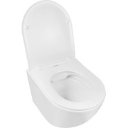 Инсталляция с подвесным унитазом комплект: Grohe Rapid SL 38772001 с подвесным безободковым унитазом Azario Grado AZ-0046 SP сиденье микролифт, крепление, кнопка смыва хром, Цвет производителя: хром - фото 5