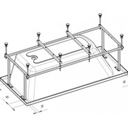 Монтажный комплект для ванны Roca BeCool 180x80 ZRU9302786 - фото 2