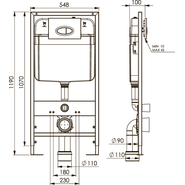 Инсталляция для унитаза Boheme 666 - фото 2