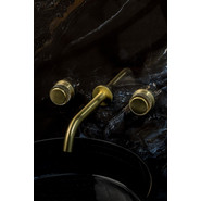 Смеситель для раковины настенный Boheme Aura 152-2-MG-A, matt gold, Цвет производителя: золото матовое - фото 4