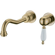 Смеситель для раковины настенный Boheme Medici Ripresa 307-SW, золото - фото 