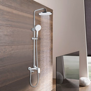 Душевая стойка с поворотным изливом Azario Arizona AZ-20R, Цвет производителя: хром - фото 