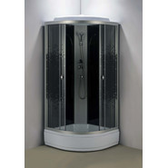 Душевая кабина Loranto 100х100 см CS-986ТМ/G, хром/мозаика - фото 3