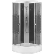 Душевая кабина Loranto 100х100 см CS-1000-25ТМ/М, хром/мозаика - фото 