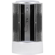 Душевая кабина Loranto 90х90 см CS-986ТМ/G, хром/мозаика - фото 