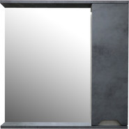 Зеркало-шкаф Loranto Florena 70 см CS00090037, темный бетон - фото 2