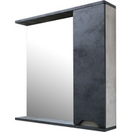 Зеркало-шкаф Loranto Florena 70 см CS00090037, темный бетон - фото 4