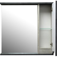 Зеркало-шкаф Loranto Florena 70 см CS00090037, темный бетон - фото 3
