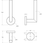 Держатель для туалетной бумаги Cezares Relax RELAX-PHV-01 - фото 2