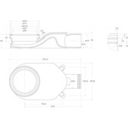 Трап Belbagno Luce 60 см BB-LD-LUCE-60-CR, хром (под плитку), Цвет производителя: хром, Размер трапа: 550 - фото 4