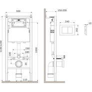 Инсталляция для подвесного унитаза Am.Pm PrimeFit S I012709.0251 - фото 2