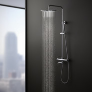 Душевая стойка для ванны с термостатом Timo Saona SX-2380/00 - фото 4