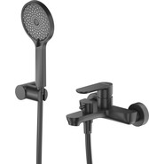 Смеситель для ванны Cezares STYLUS-VD-NOP, чёрный матовый, Цвет производителя: чёрный матовый - фото 