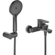 Смеситель для ванны Cezares STYLUS-VD-NOP, чёрный матовый, Цвет производителя: чёрный матовый - фото 2