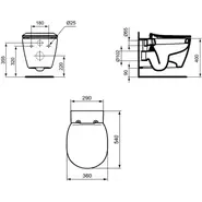 Инсталляция Ideal Standard с подвесным безободковым унитазом Tesi AquaBlade T386801 - фото 3