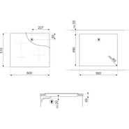 Индукционная варочная панель Smeg SI2M7643B - фото 3
