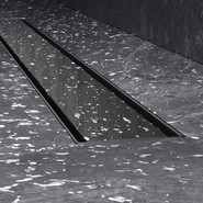 Душевой трап (лоток) 80 AM.PM MasterFlow W01SC-U11-080-04BM комбинированный затвор с черной матовой решеткой под плитку, Цвет производителя: чёрный, Размер трапа: 800 - фото 