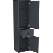 Пенал подвесной Iddis Torr 40 см TOR40D0i97, тёмно-серый - фото 3