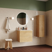 Пенал подвесной Iddis Bild 30 см BIL30V0i97, дуб светлый - фото 4