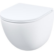 Унитаз подвесной безободковый Iddis Axes AXERDSEi25 с крышкой микролифт (система смыва Торнадо) - фото 2