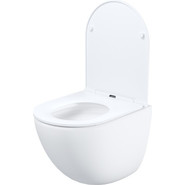 Унитаз подвесной безободковый Iddis Axes AXERDSEi25 с крышкой микролифт (система смыва Торнадо) - фото 3