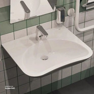 Раковина подвесная Roca Access больничная 64 см ZRU9307659 - фото 4