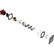 Смеситель для душа с термостатом Vincea VSCV-321T-MGM (со скрытой частью) вороненная сталь - фото 3