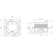Смеситель для душа с термостатом Vincea VSCV-322T-MGM (со скрытой частью) вороненная сталь - фото 6