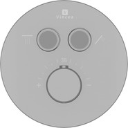 Смеситель для душа с термостатом Vincea VSCV-322T-MGM (со скрытой частью) вороненная сталь - фото 4