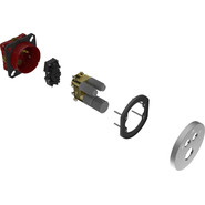 Смеситель для душа с термостатом Vincea VSCV-322T-MGM (со скрытой частью) вороненная сталь - фото 2