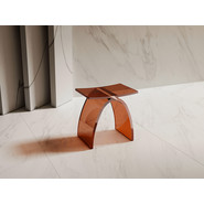 Стул для душевых кабин Abber Kristall AT1739Opal, коричневый - фото 2