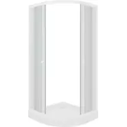 Душевое ограждение Parly 90х90 см ZF91 в комплекте с поддоном, белый/матовое - фото 6