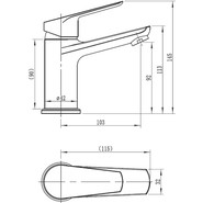 Смеситель для раковины Loranto Avrora LR10506000 - фото 3