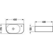 Раковина подвесная Vincea 40 см VBS-506R - фото 3