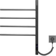 Полотенцесушитель электрический Vincea П4 425x600 мм, графит (возможность скрытого подключения) VTD-1S1CGE - фото 2