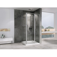 Душевое ограждение Abber Sonnenstrand 140х75 см AG04140S-S75, хром/прозрачное - фото 2