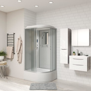 Душевая кабина Niagara Classic 120x80 см NG-2310-14LP, серебро/матовое (безсиликоновая сборка) - фото 3