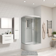 Душевая кабина Niagara Classic 120x80 см NG-2310-14R, серебро/матовое (безсиликоновая сборка) - фото 3