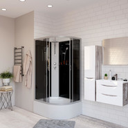 Душевая кабина Niagara Classic 120x80 см NG-2510-14LBKT, серебро/тонированное (безсиликоновая сборка) - фото 3