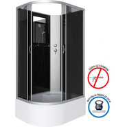 Душевая кабина Niagara Classic 120x80 см NG-2510-14RBK, серебро/тонированное (безсиликоновая сборка) - фото 2