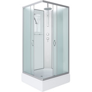 Душевая кабина Niagara Classic 100x80 см NG-33084-14QBKT, серебро/матовое (безсиликоновая сборка) - фото 