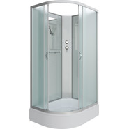 Душевая кабина Niagara Classic 90x70 см NG-33974-14RBK, серебро/матовое (безсиликоновая сборка) - фото 