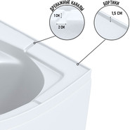 Душевая кабина Niagara Promo 100x70 см P100/70/26R/MT, белый/матовое (безсиликоновая сборка) - фото 6