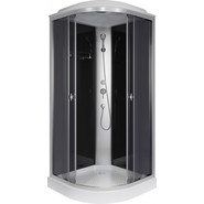 Душевая кабина Niagara Eco 100x100 см E100/13/TN, хром матовый/тонированное (безсиликоновая сборка) - фото 2