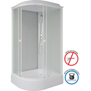 Душевая кабина Niagara Promo 90x80 см P90/80/26R/MT, белый/матовое (безсиликоновая сборка) - фото 