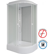 Душевая кабина Niagara Promo 100x80 см P100/80/26L/MT, белый/матовое (безсиликоновая сборка) - фото 