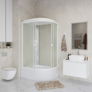 Душевая кабина Niagara Promo 90x80 см P90/80/40L/MT, белый/матовое (безсиликоновая сборка) - фото 3